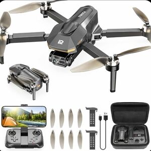 Drones with Camera for Adults 4K, Brushless Motor FPV Foldable Mini RC Drone
